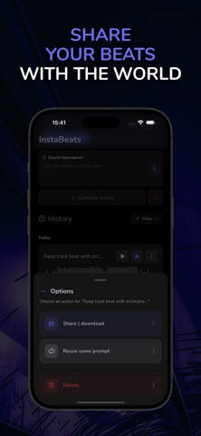 InstaBeats: AI Beat Maker Screenshot 5 of 5