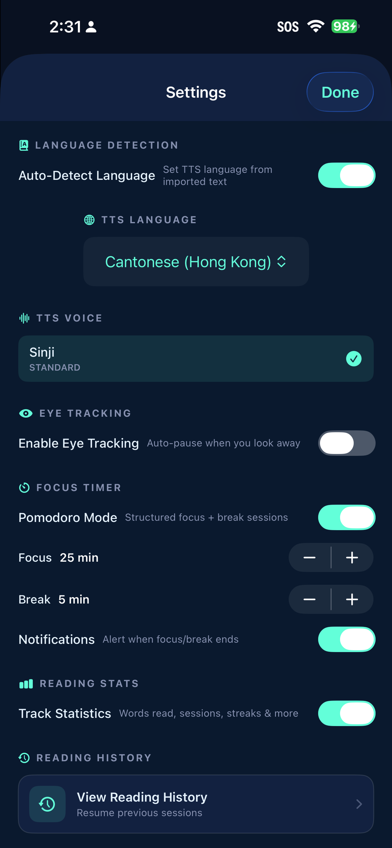 FlowSpeedReader screenshot 8