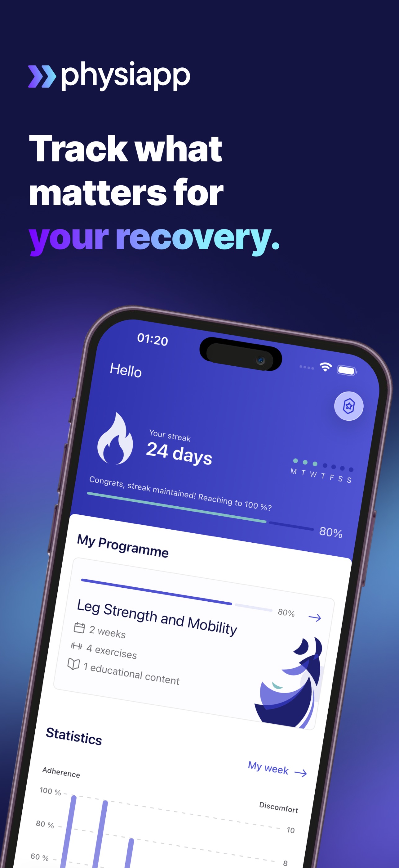 Screenshot 1 of PhysiApp