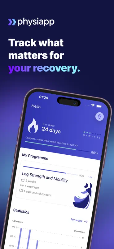 PhysiApp screenshot 1 of 6
