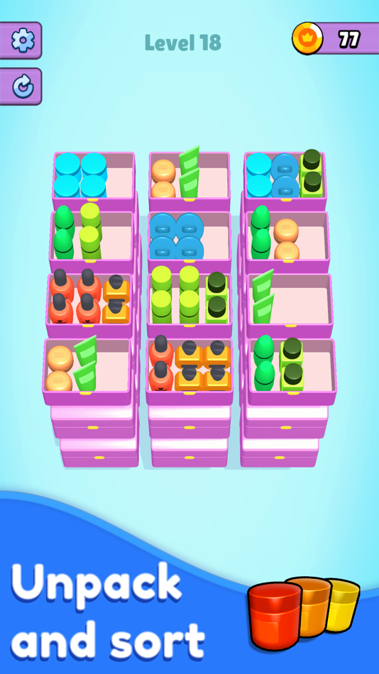 #1. Makeup Sort 3D! (iOS) 由: Jakub Szolomicki