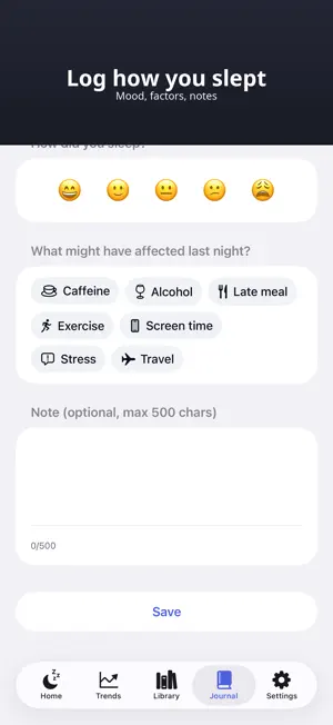 Aurnia: Sleep Tracker screenshot 4