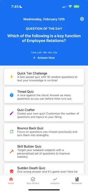 ExamReady HR screenshot 1
