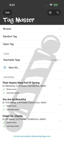 Tag Master Screenshot 1 of 10