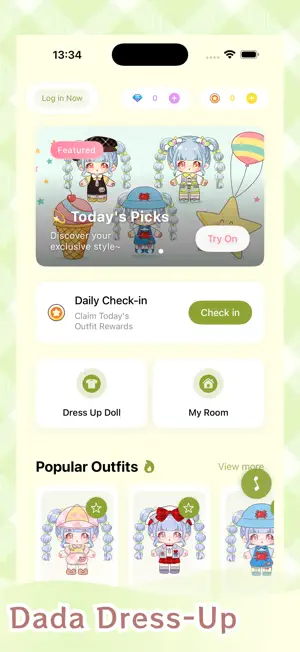 Dada Dress-Up - Girl stickers screenshot 4