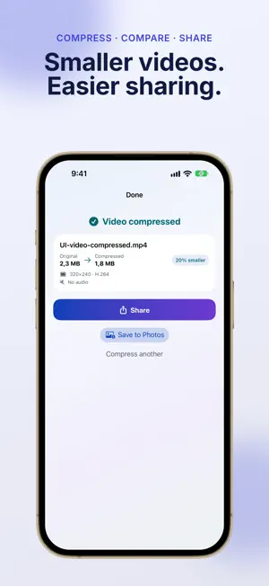 Video Compressor: Resize MB screenshot 1