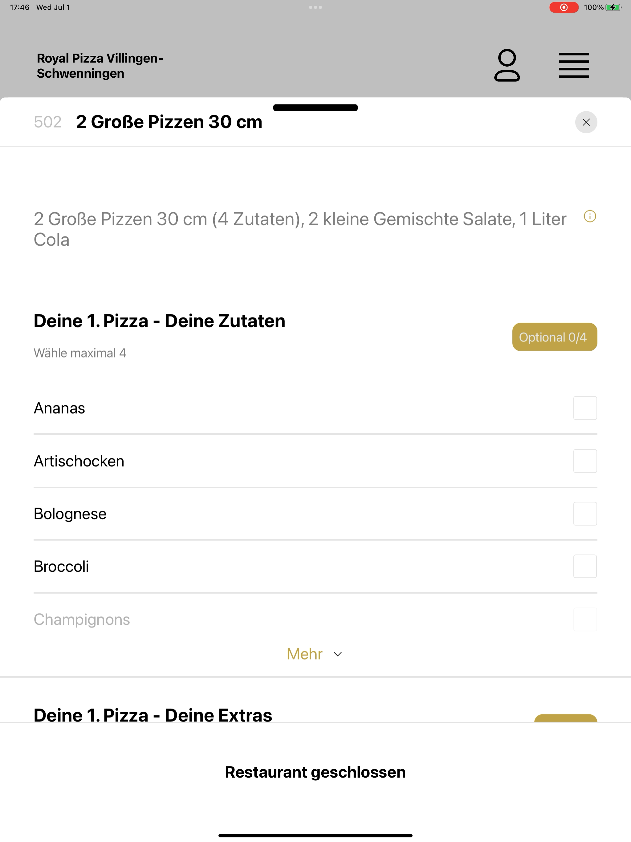 Royal Pizza Schwenningen screenshot 15