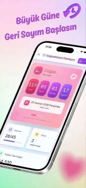 Düğün & Ceyiz Planlayıcı screenshot 1