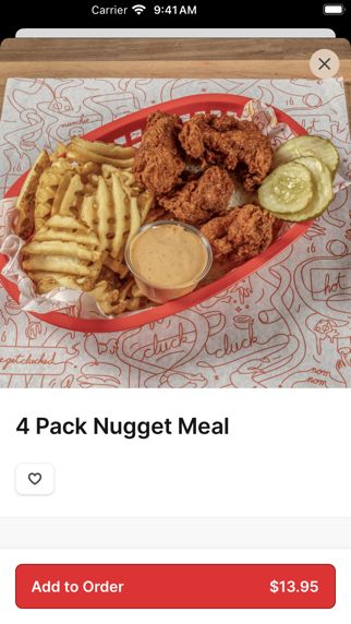 Cluck Kitchen iPhone screenshot 3 - Food & Drink app