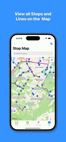 Duke Bus iPhone screenshot