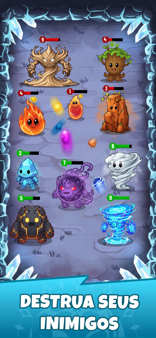 Elemental Merge Game iOS Mod IPA screenshot 2 - iOS game interface