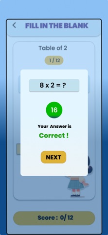 Math Times Table - Fun Learn Screenshot 5 of 6