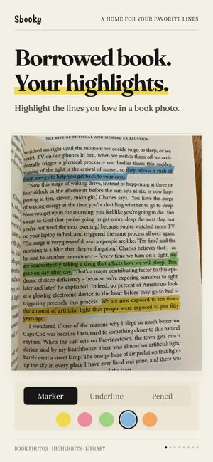 Sbooky: Book Highlighter screenshot 1