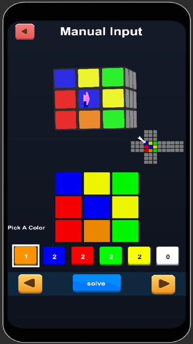 Easy 3x3 cube Solver Screenshot