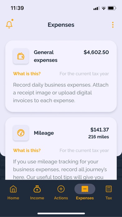 LITT - Income, Expenses & Tax Screenshot