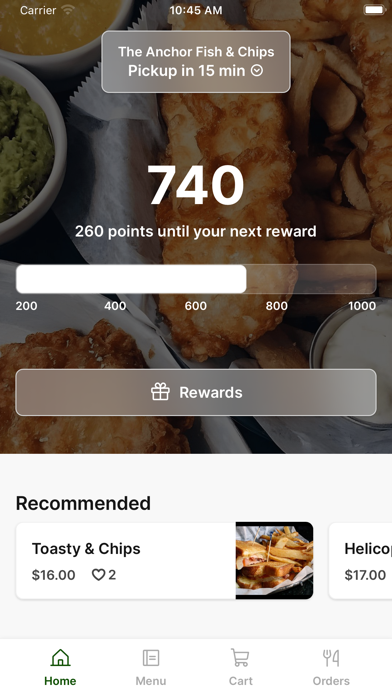 The Anchor To Go iPhone screenshot 1 - Food & Drink app