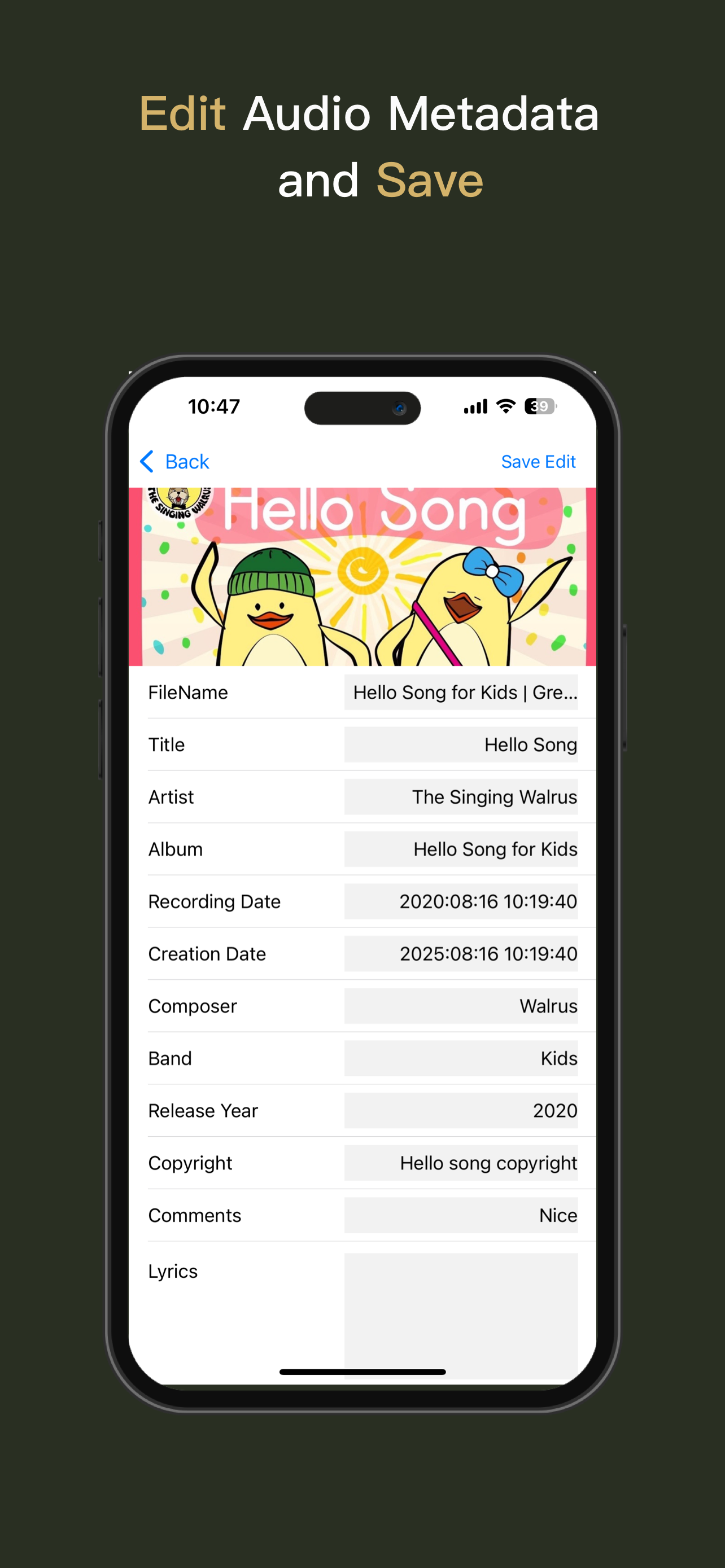 AudioInfo screenshot 5