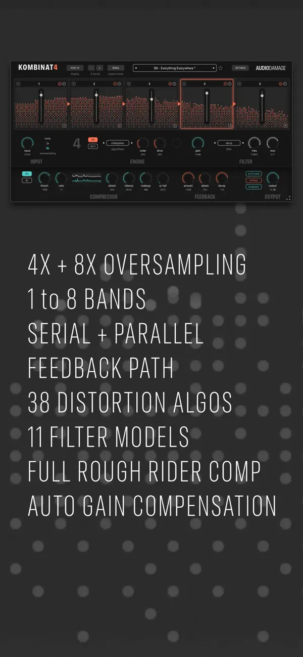 #4. Kombinat4 (iOS) Bởi: Audio Damage, Inc.