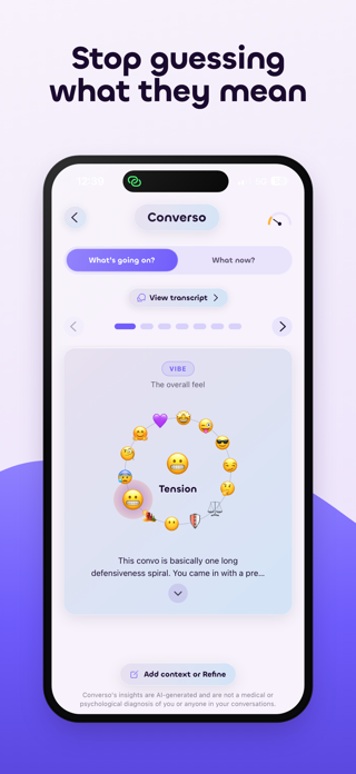 Converso: Chat Analyzer Screenshot 1 of 8
