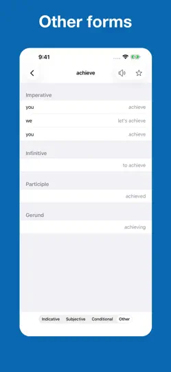English Verb Conjugation iPhone Ekran Görüntüsü 7