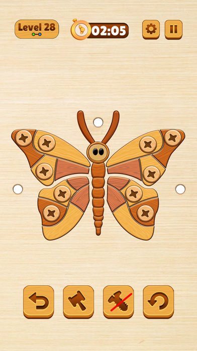 Wood Nuts & Bolt: Screw Puzzle Screenshot
