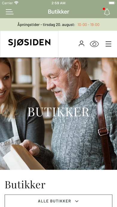 Sjøsiden Kundeklubb Screenshot