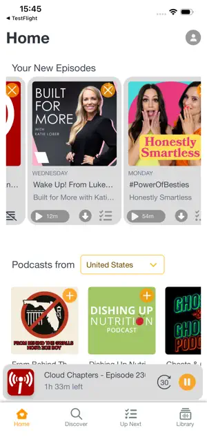 Podhome Podcast Player screenshot 1