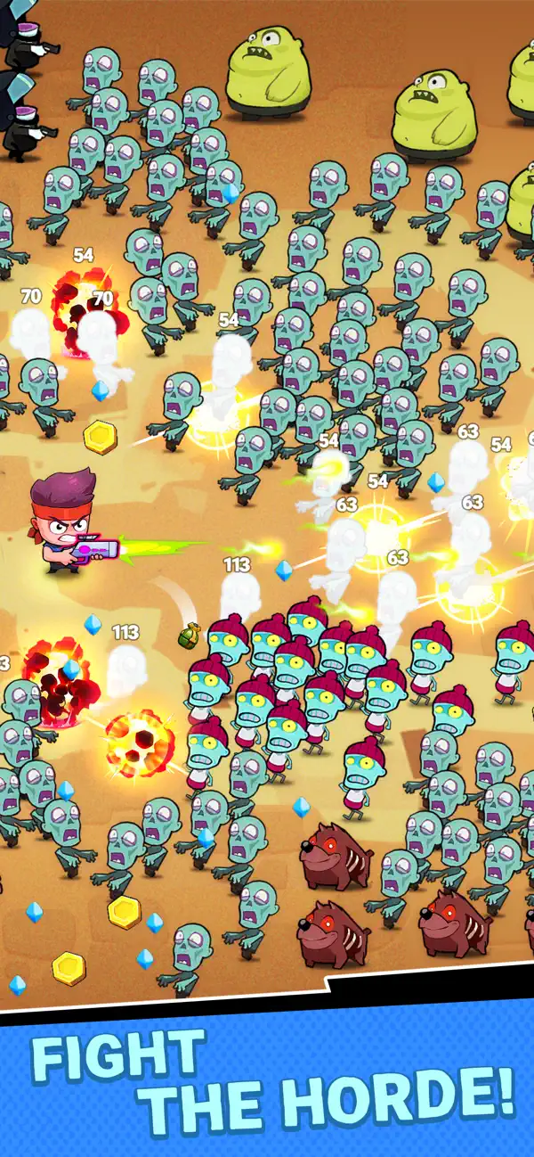 Zombusters iOS Mod IPA screenshot 1 - iOS game interface