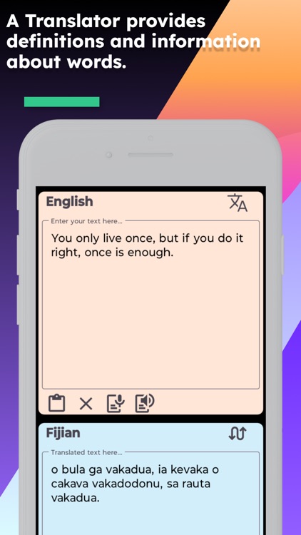 English Fijian Translator