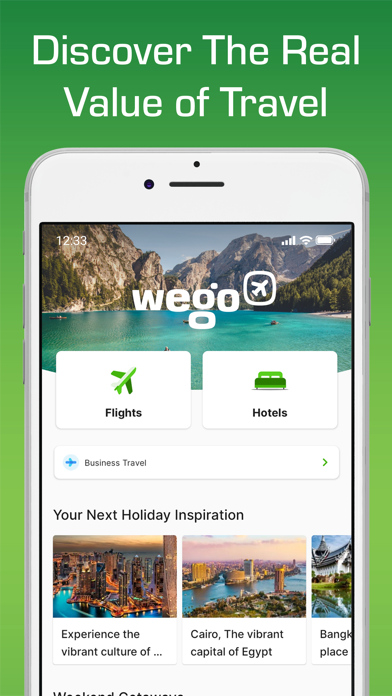 Wego Flights & Hotels Booking Screenshot