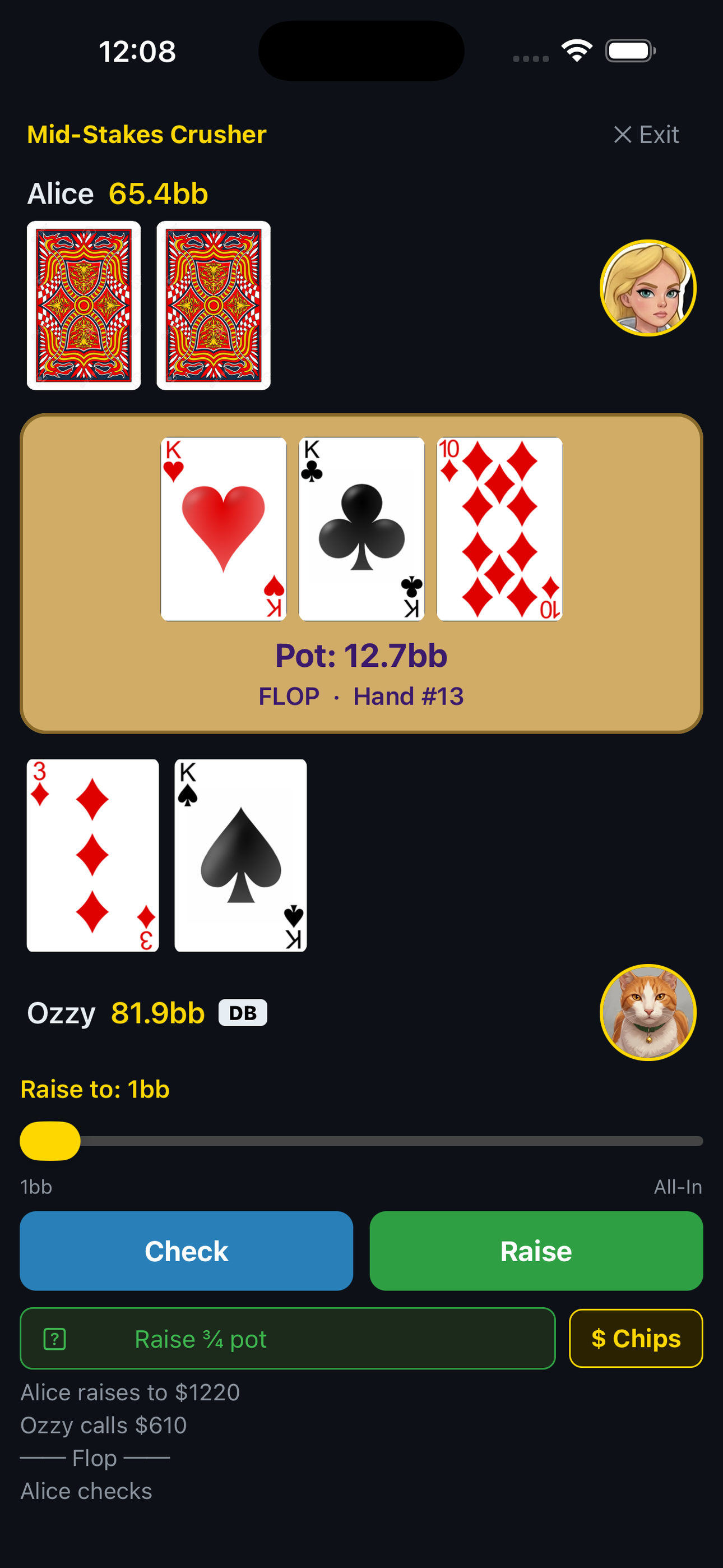 Alice and Friends Learn Poker screenshot 5