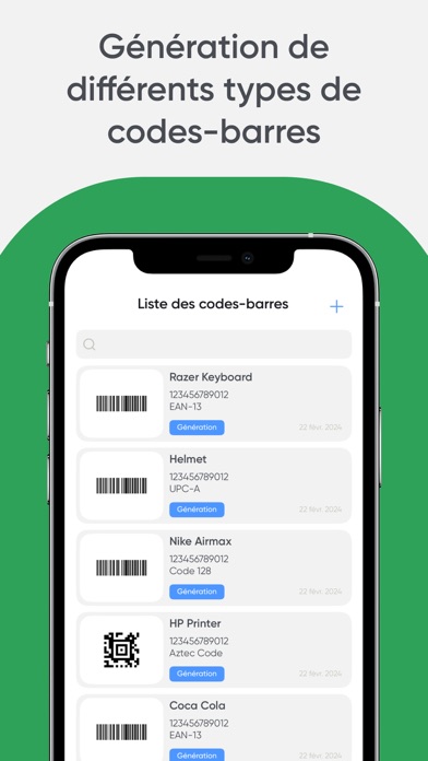 Screenshot #1 pour Barcode Generator & Scanner
