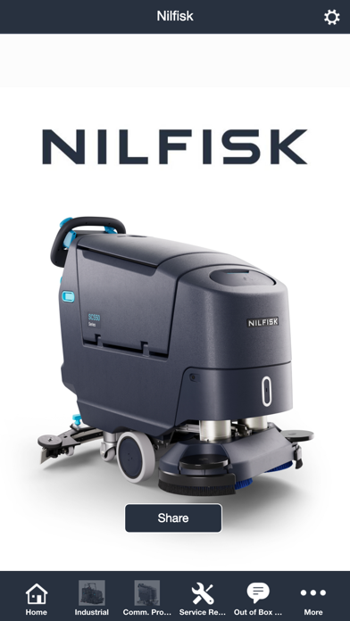 Screenshot 1 of Nilfisk Toolkit App