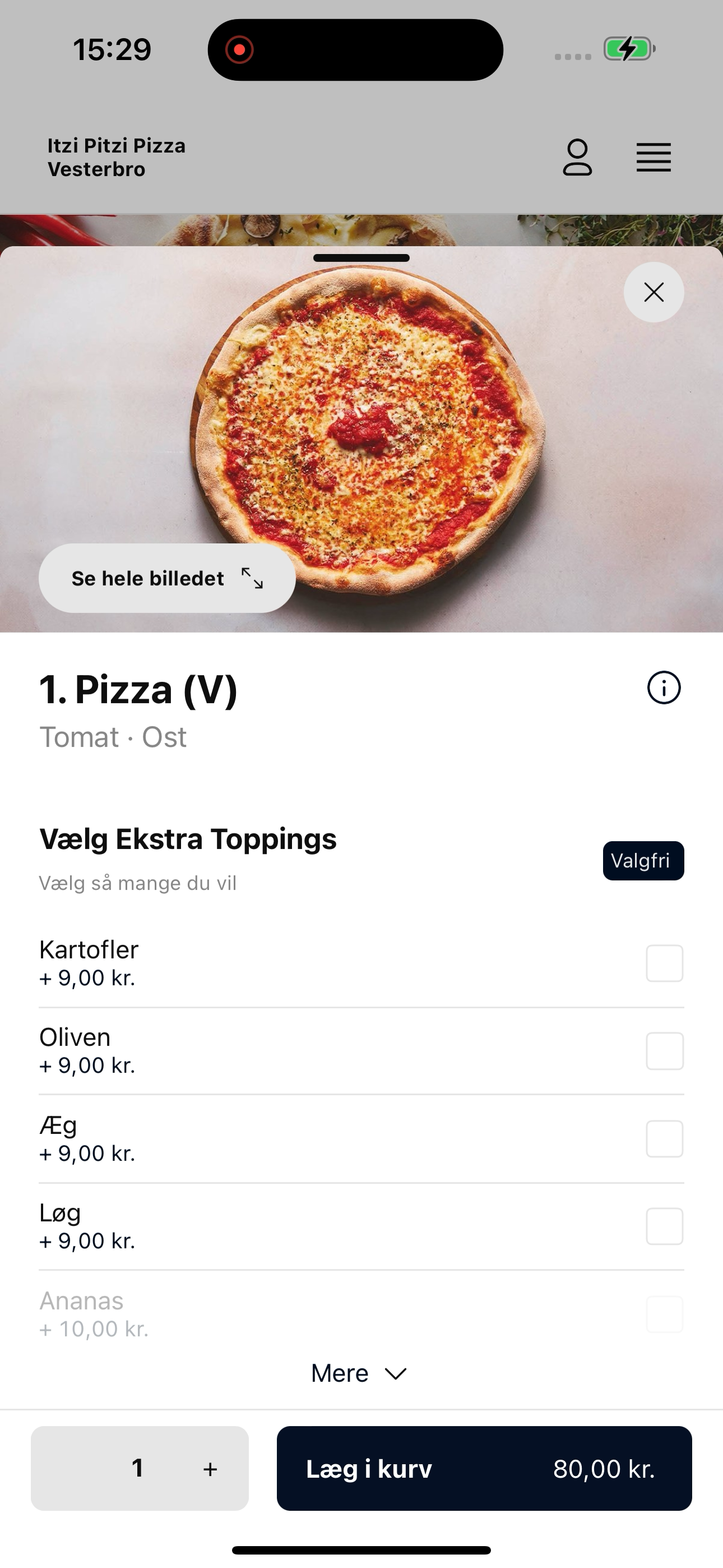 Itzi Pitzi Pizza Vesterbro screenshot 7