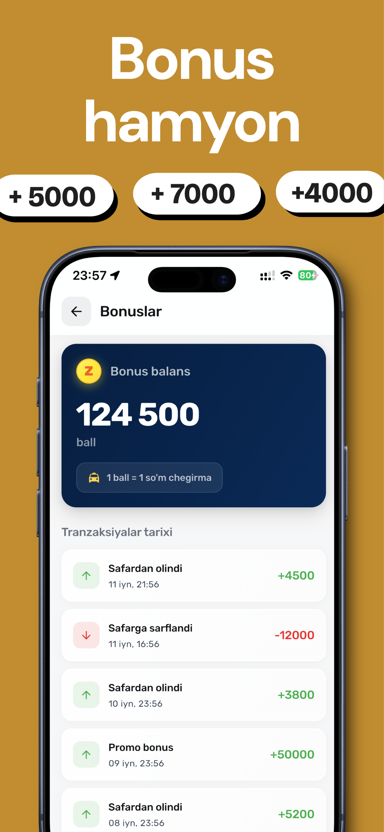 Zarvon Go: taksi & yetkazish screenshot 4