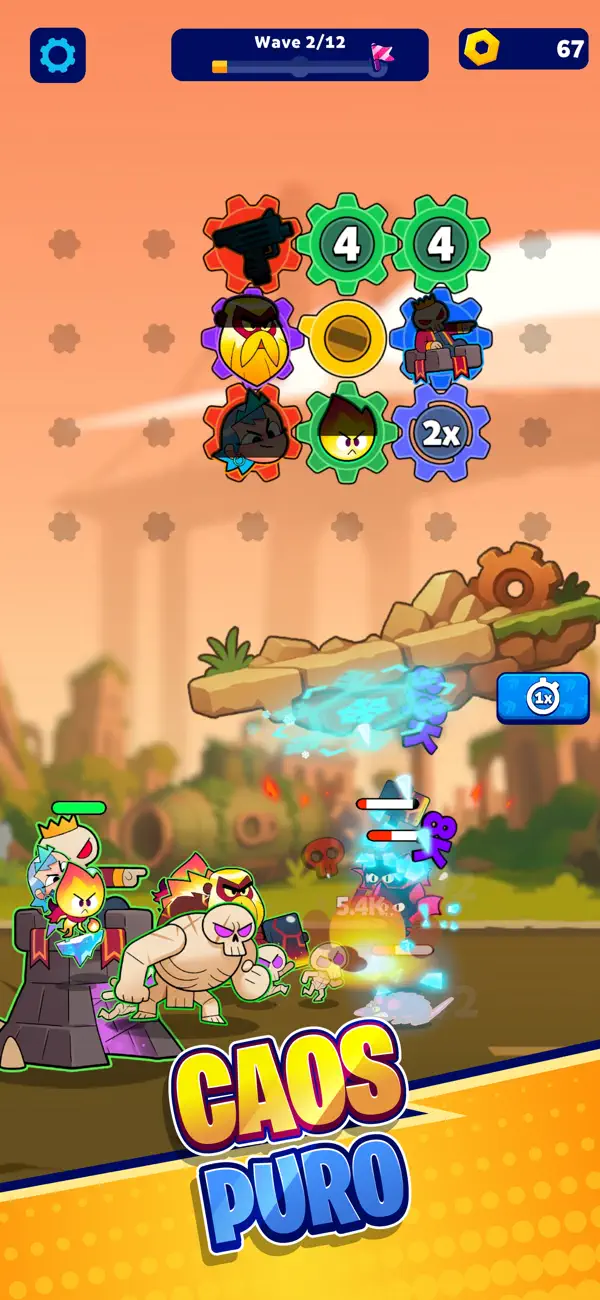 Gear Fight! iOS Mod IPA screenshot 1 - iOS game interface