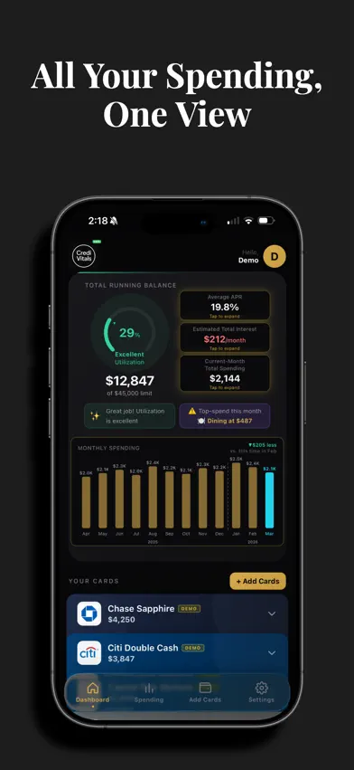 CrediVitals screenshot 1
