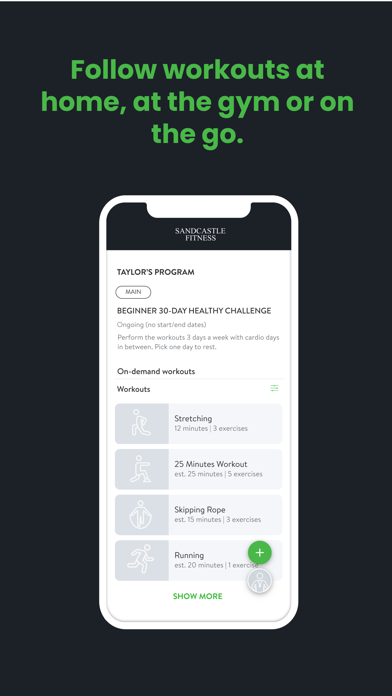 Sandcastle Fitness Screenshot