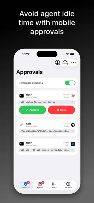 Agent Approve screenshot 2