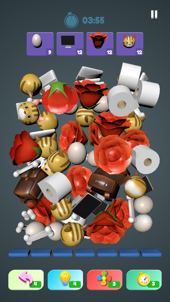 Triple Match Game - 3D Tiles