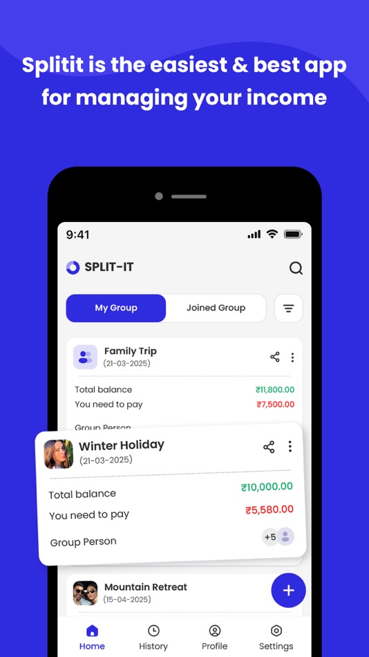 #7. Splitpay - Split it (iOS) โดย: Abhijith Jishankar