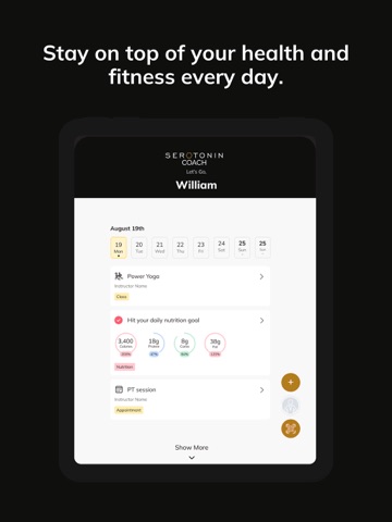 Serotonin Coach iPad screenshot
