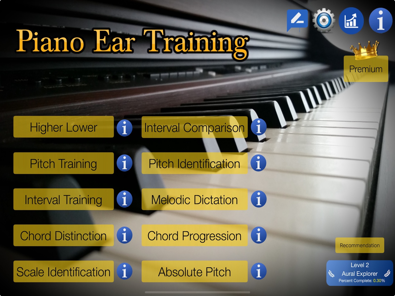 Piano Ear Training ipad screenshot 1