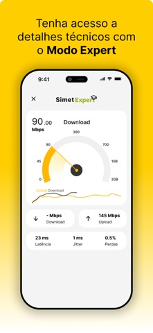 SIMET - Teste de Velocidade screenshot