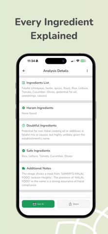 Scan Halal: AI Food Scanner iPhone screenshot