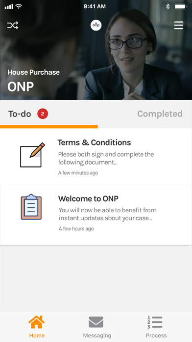 ONP Solicitors Screenshot