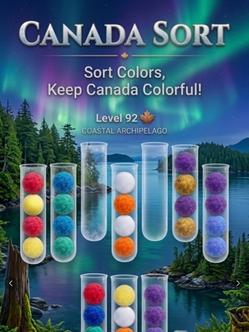 Canada Sort: Maple Puzzle iPad screenshot
