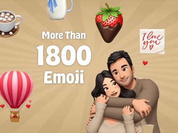 Custom Emoji AI Emoji Keyboard iPad screenshot