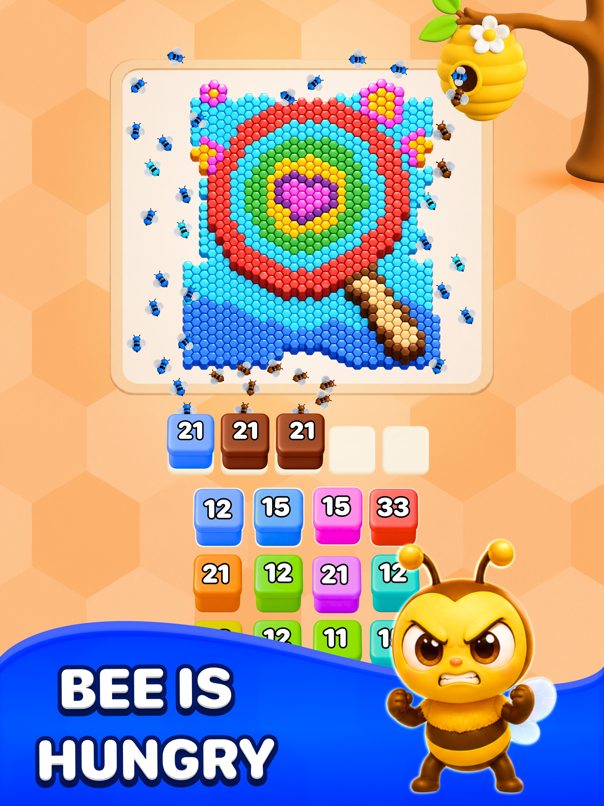 Bee Flow! Pixel Puzzle screenshot 9