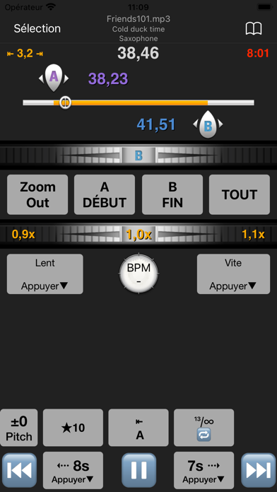 Screenshot #2 pour Loopman! Répéteur de boucle